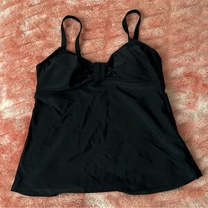 Catalina Women's Black Swim Tankini Top